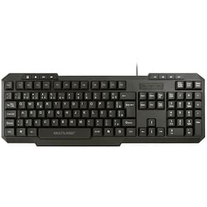 Teclado Gammer C/ Multimidia Multilaser - Preto