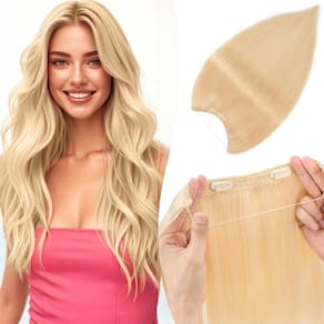 Extensões de cabelo Halo TESSHAIR Straight 12 polegadas 55g #613