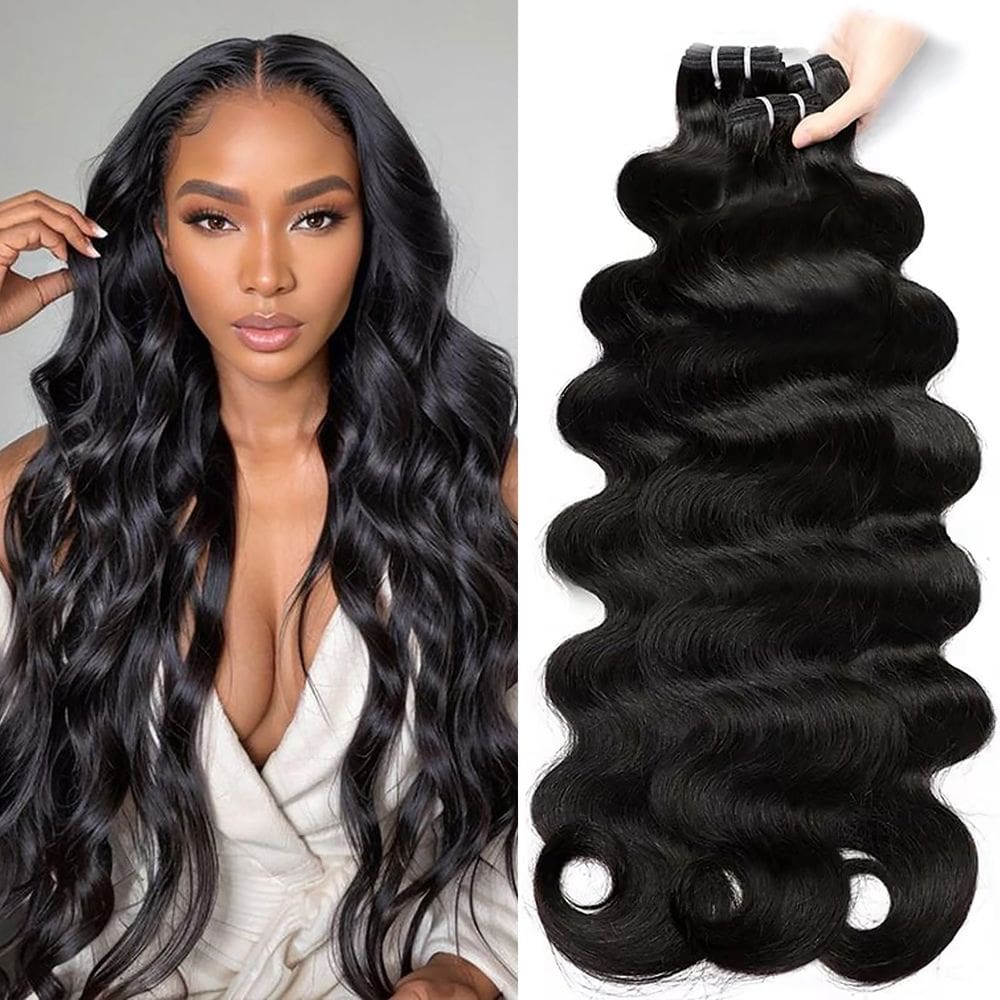 Pacotes de cabelo Binlvexin Body Wave 100% Brazilian Virgin 12A
