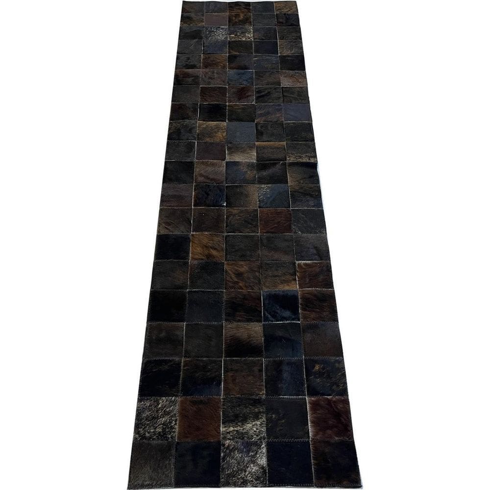 Tapete De Couro Marrom Exótico Escuro 0,50X2,00 Placa 10
