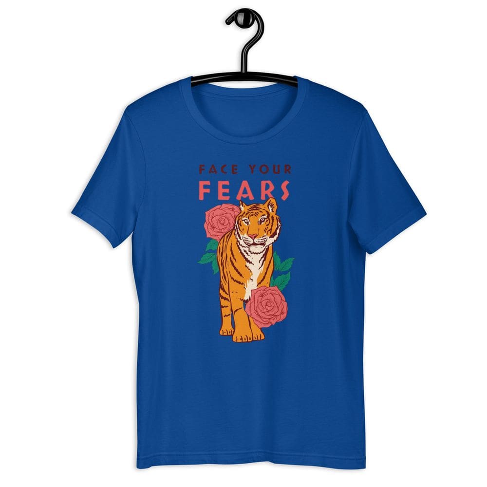 Camiseta Feminina Tigre Face Your Fears