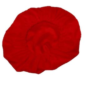 Kit 2 Touca De Cetim Seda Vermelho Anti Frizz Para Dormir