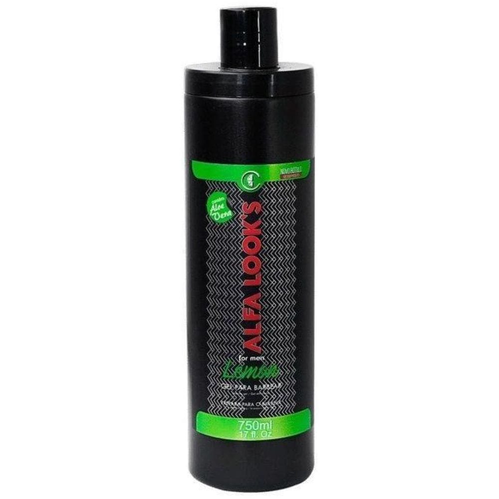 Gel Barbear Shaving Lemon Alfa Looks 750ml - Refrescante