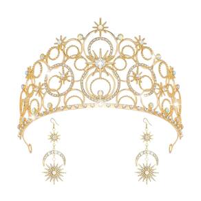 Crystal Crowns JITINX para mulheres, noiva e festa de casamento