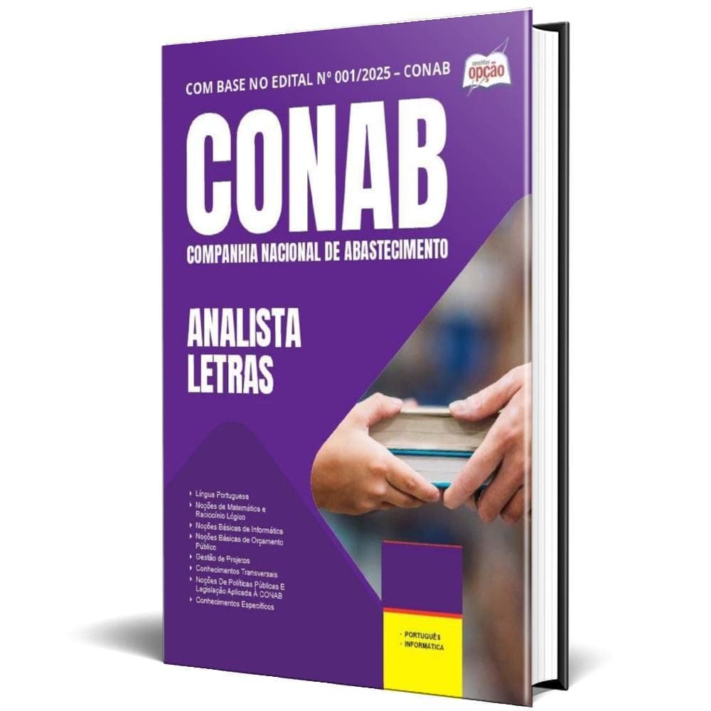Apostila Conab 2025 - Analista - Letras