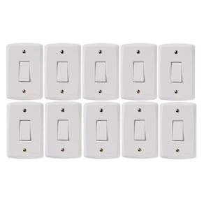 Kit 10 Interruptor Simples Lux² 4X2 10A 250V Tramontina