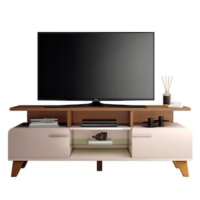 Rack Bancada De 60 Pol 160cm Amago H01 Castanho/off - Mpozenato