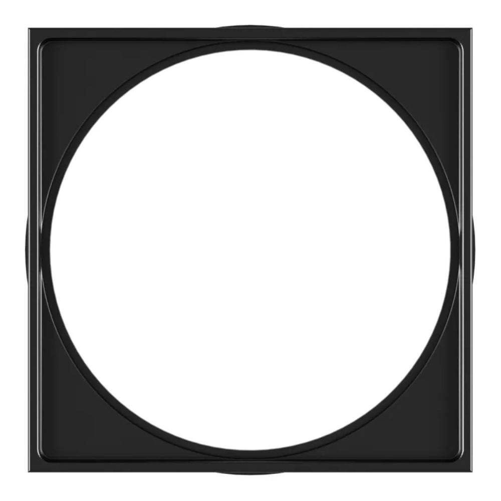 Porta-Grelha Quadrado Astra 9,4x9,4cm Preto Fosco