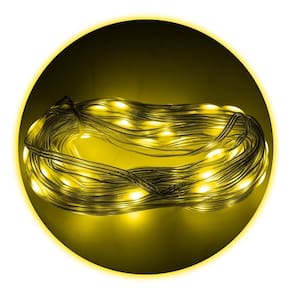 Led Pisca Linha 10 Metros Lampadas Tomada 8 Modos Natal Ano