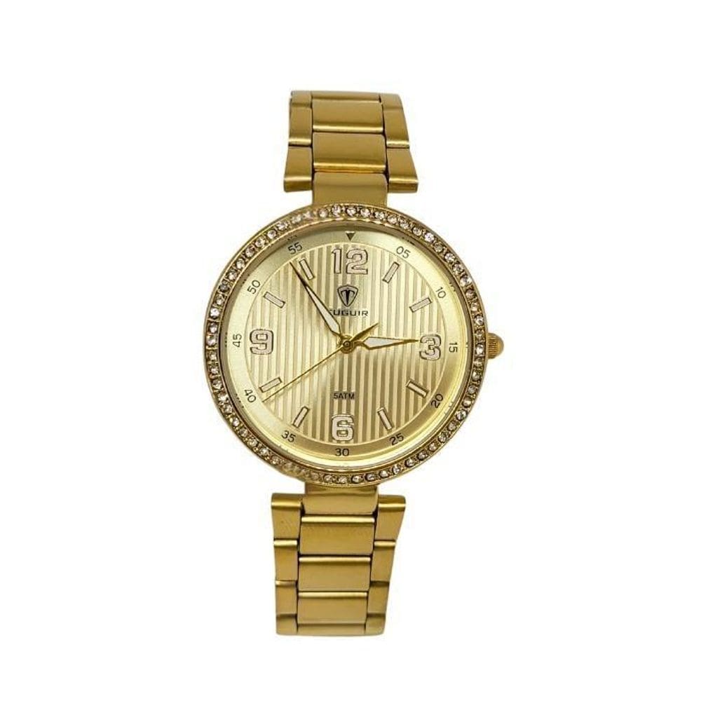 Relógio Feminino Relógio Tuguir Analógico Tg184 Dourado
