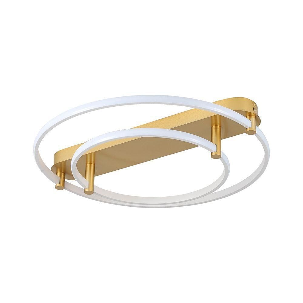Plafon Skylight Listo 3106s Led Bivolt Branco/dourado