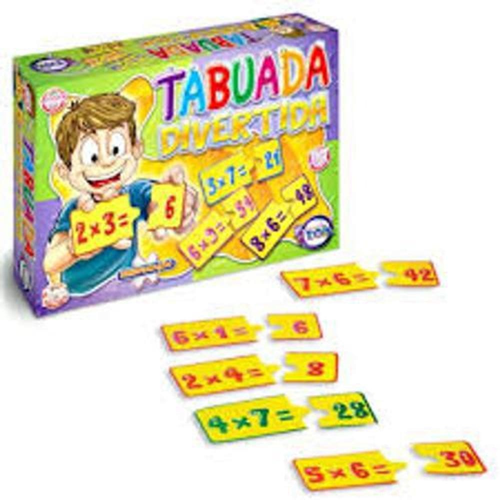 Tabuada Divertida - Toia Brinquedos | Estimula Aprendizado