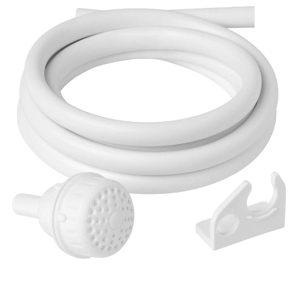 Mangueira Para Chuveiro 2,10m Universal Branca - Sintex