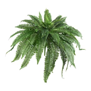 Samambaia artificial de Boston quase natural de 48 cm com 67 folhas