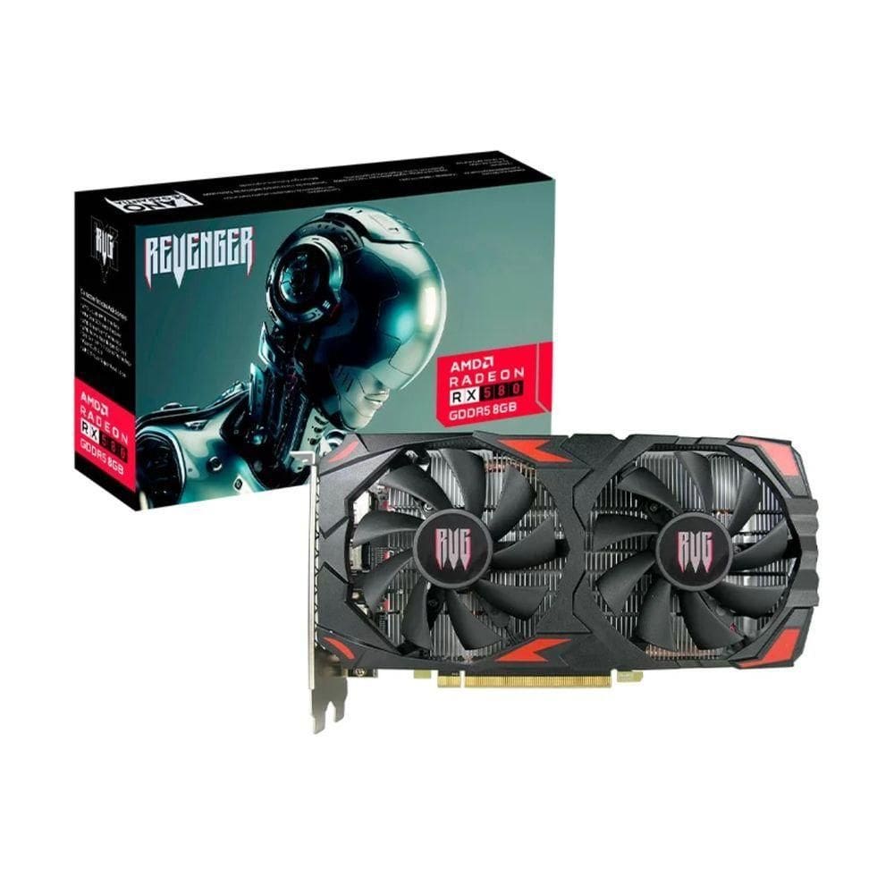 Placa De Video Revenger Rx 580 8gb Amd Gddr5