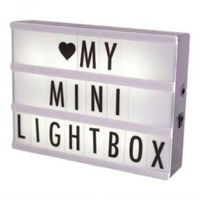 Luminaria Painel Letreiro Light Box A5 96 Letras-números