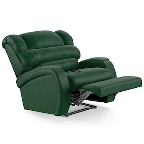 Poltrona Do Papai Reclinável Kalie Controle Power Elétrico Usb Fh9 Pu Verde Musgo - Mpozenato