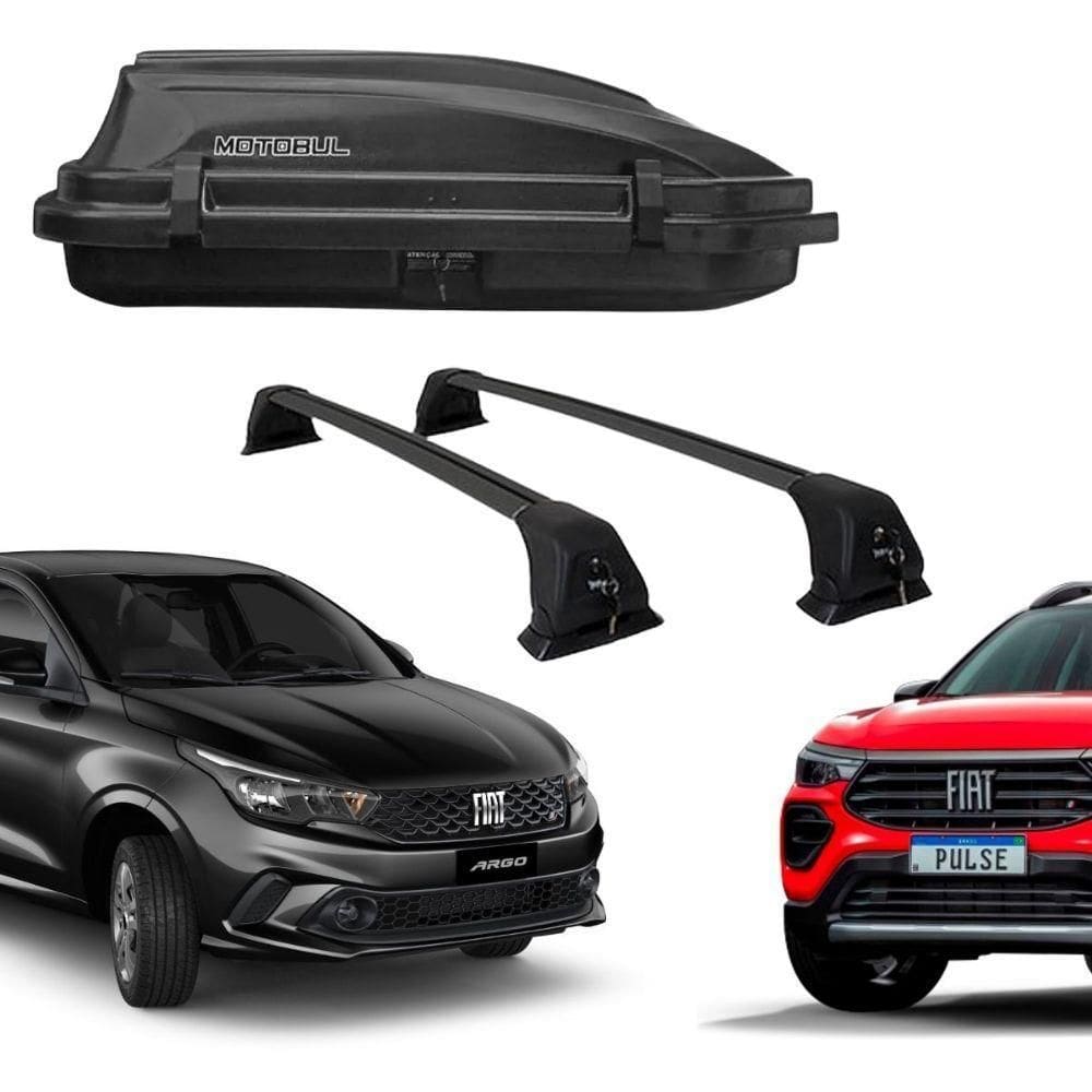Travessa Fiat Pulse/Argo Trekking Com Maleiro De Teto 270L