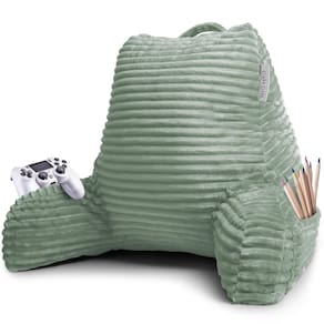Almofada de leitura Clara Clark para cama adulta com 3 bolsos
