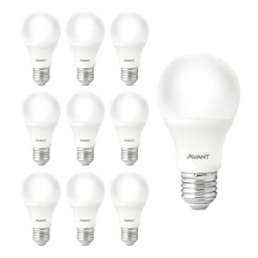 Lâmpada Led Avant 12W 3000k E27 Bivolt 10 Unidades