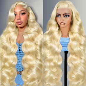 Peruca frontal de renda Shciyair 30cm 163 cabelo humano loiro 200 densidade