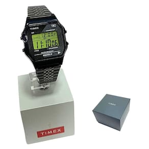 Relógio Timex Unissex Digital Vintage T 80 Preto Tw2R79400