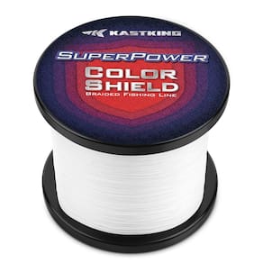 Linha de pesca KastKing Superpower ColorShield 50 libras 1000 jardas