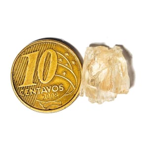 01 Escapolita Branca Marialita Pedra Natural 6 a 8ct