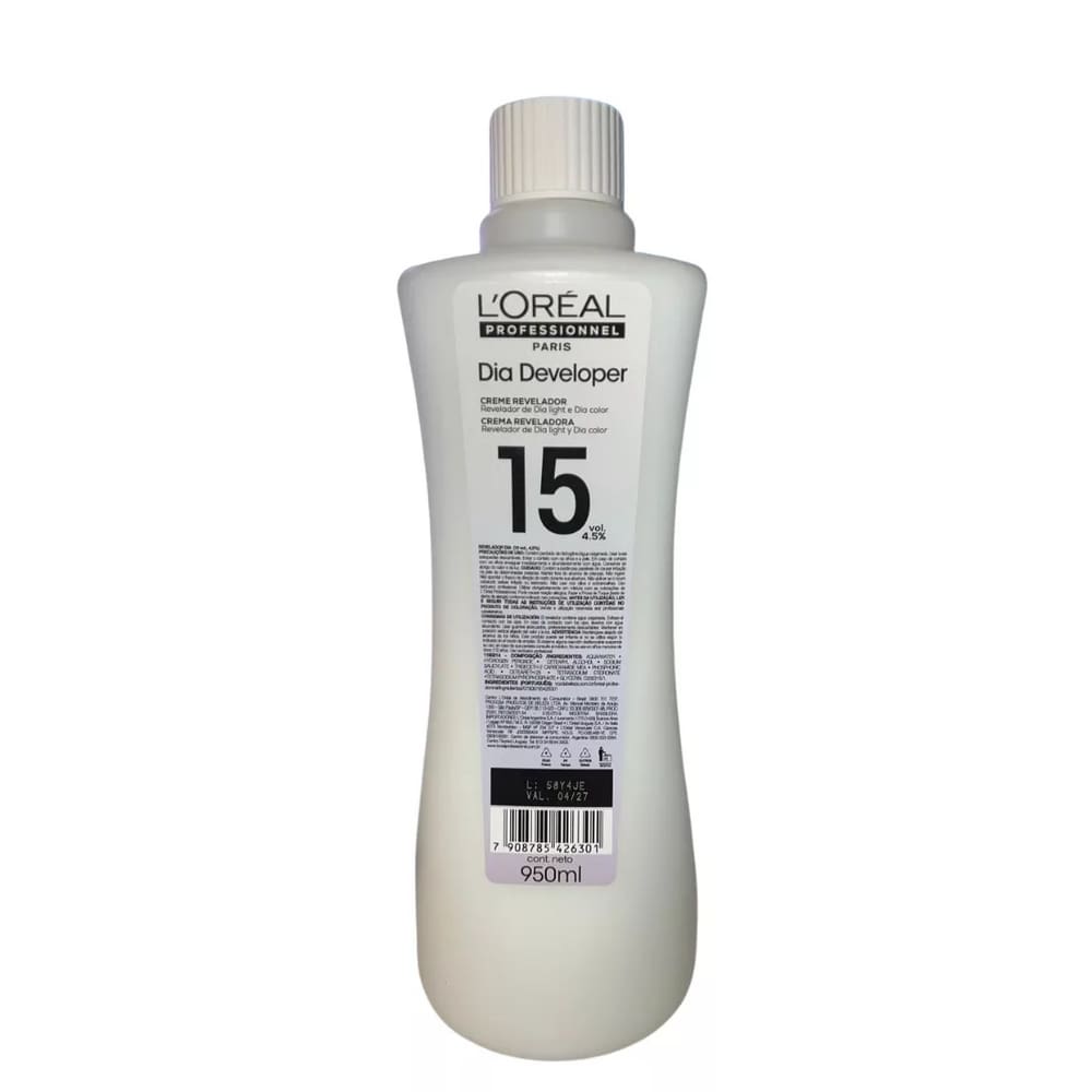 Dia Developer Emulsao Reveladora Loreal 15 Volumes 950ml