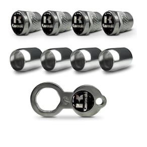 Tampa Bico Válvula Pneu Inox Moto Kawasaki - sintético RVT