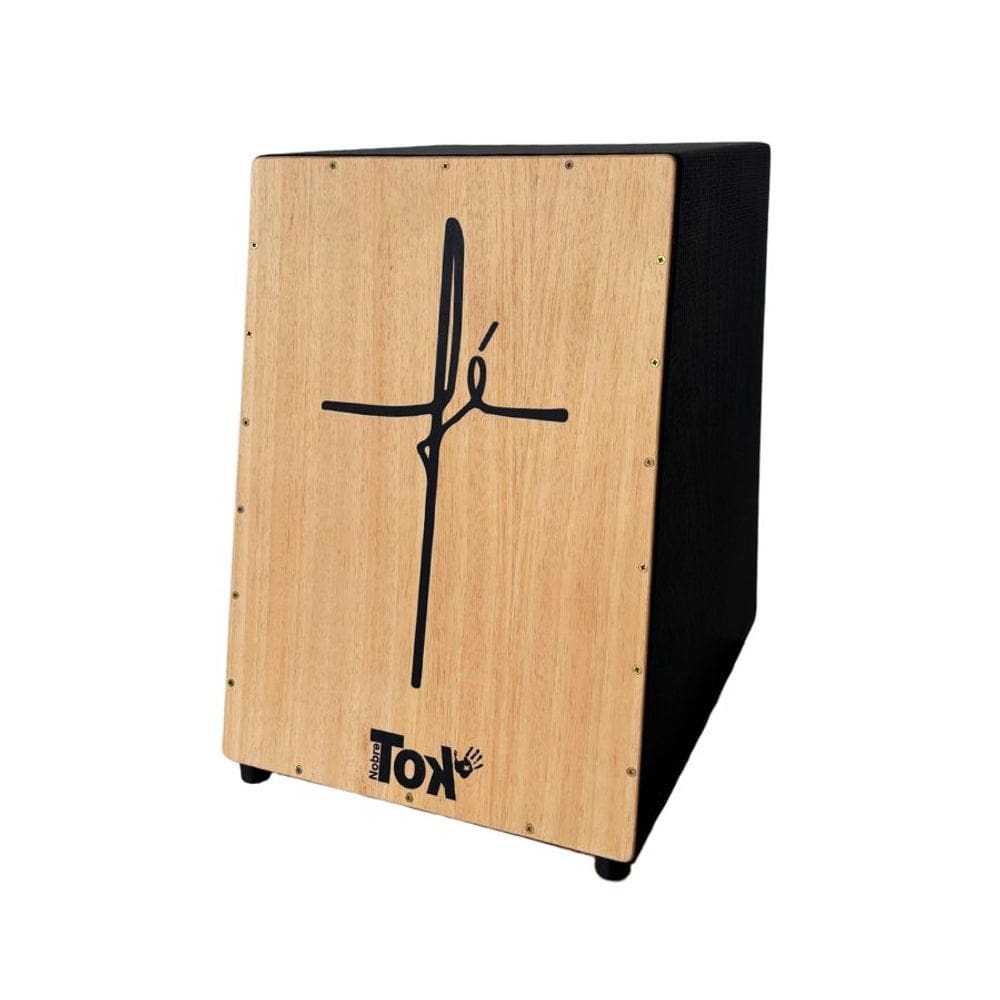 Cajon Acústico Estampado Fé Nobre Tok