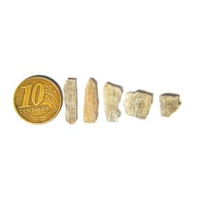 Kit 05 Escapolita Branca Marialita Pedra Natural Total 16ct