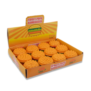 Hambúrguer Display Brincadeira Saborosa e Divertida 12 unidd