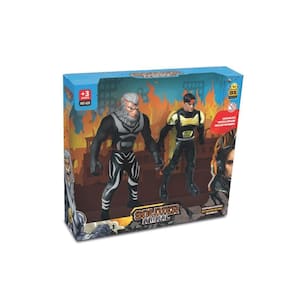 Kit Brinquedo Infantil Super Herói Animal War