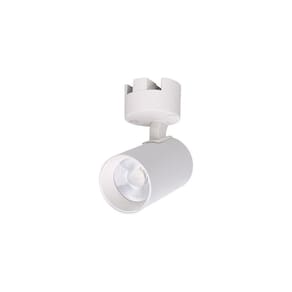 Spot Direcionável Para Trilho Eletrificado Taschibra Doppio Led Mr16 7w Bivolt Branco 3000k Luz Amarela 15090411