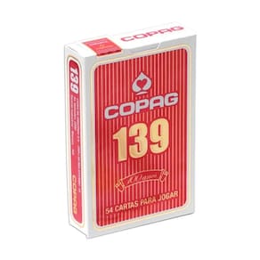 Baralho De Cartas Copag 139 Vermelho Couché 290gr