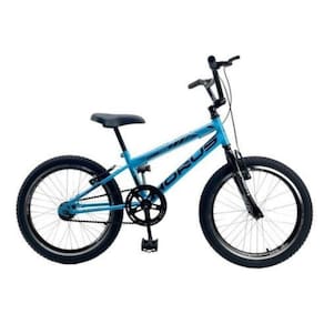 Bicicleta Infantil Aro 20 Mtb Force + Rodinha Lateral Azul-celeste