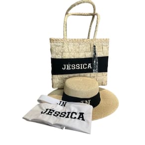 Kit Bolsa Feminina + Chapéu Personalizado + Faixas Extras