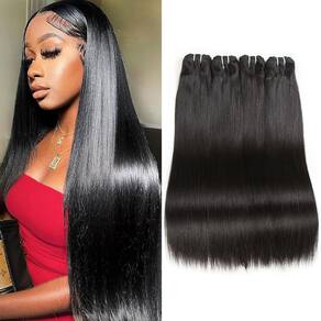 Pacotes de cabelo Liang Dian 12A Brazilian Virgin Straight x4