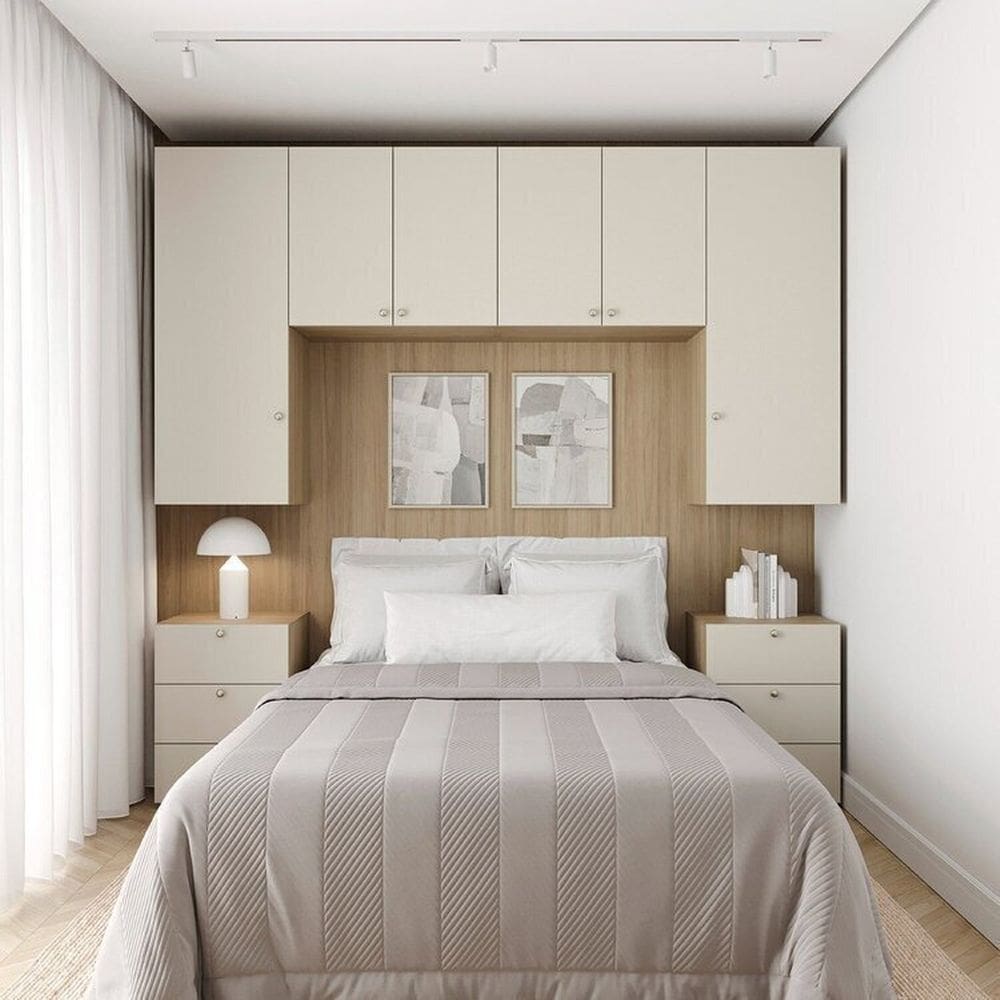 Kit Modular 6 Módulos 6 Portas 6 Gavetas Frame Cabecasa madeiramadeira Acácia/Arenas