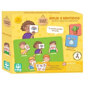 Jogo Educativo Inclusão Meus 5 Sentidos 0586 Nig Brinquedos