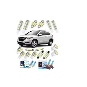 Kit Lâmpadas Led Super Branca Honda HR-V Techone 15-16