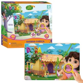 Quebra-Cabeça Secreto Dora Aventureira - 0343 Nig Brinquedos