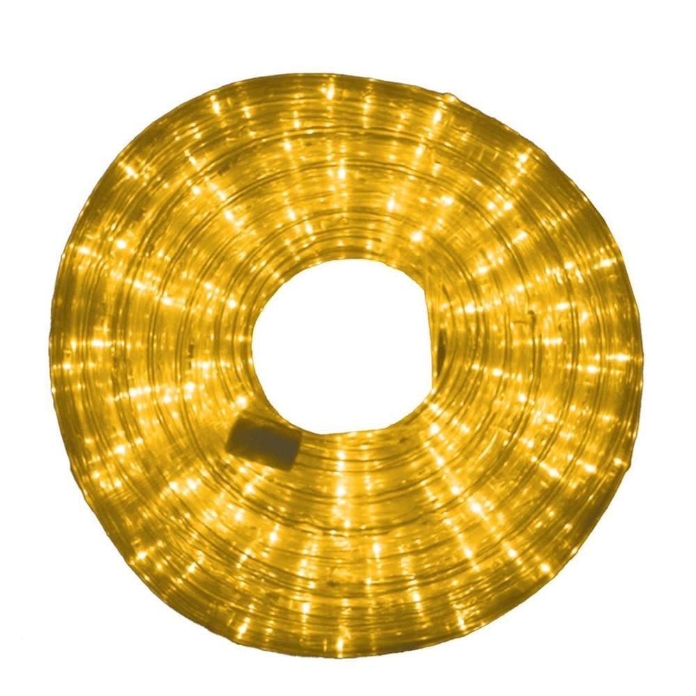 Mangueira Iluminada 162 Leds Pisca Branco Quente 110V 10M