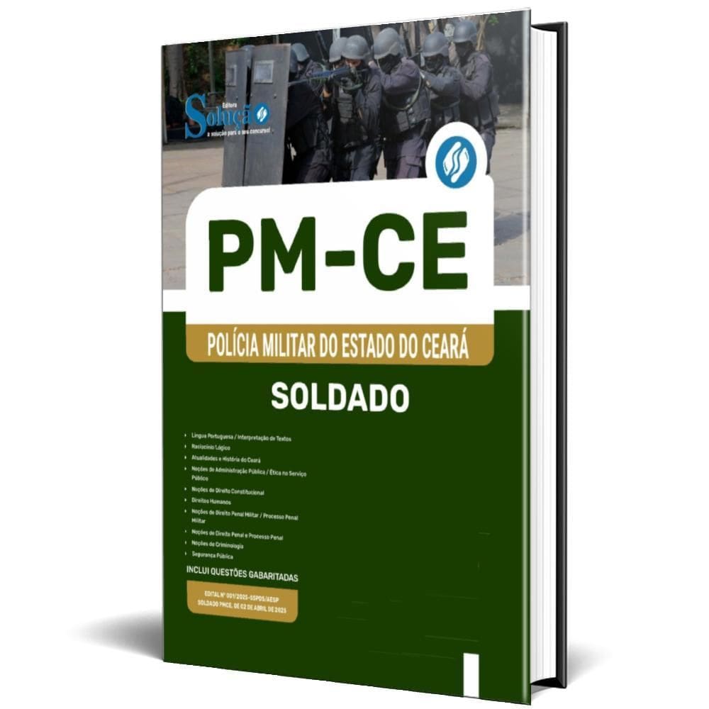Apostila Concurso Pm Ce 2025 - Soldado