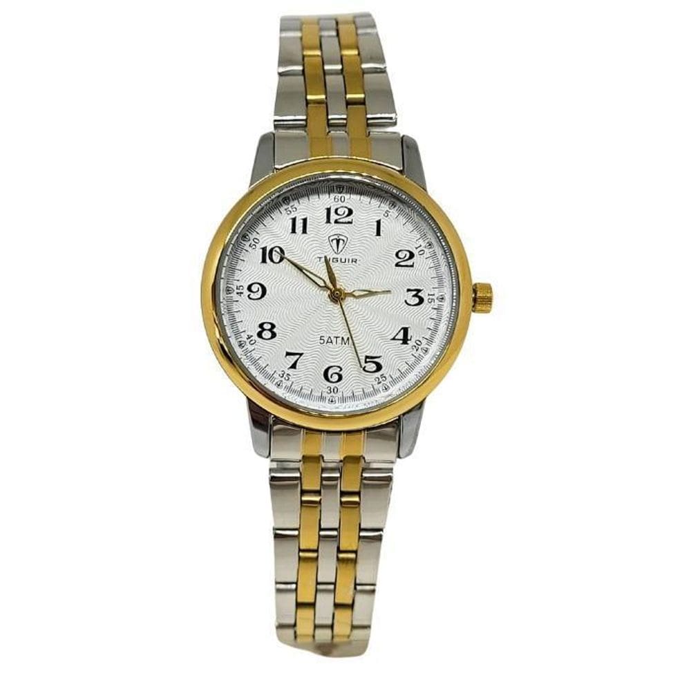Relógio Feminino Relógio Tuguir Analógico Tg228 Prata E