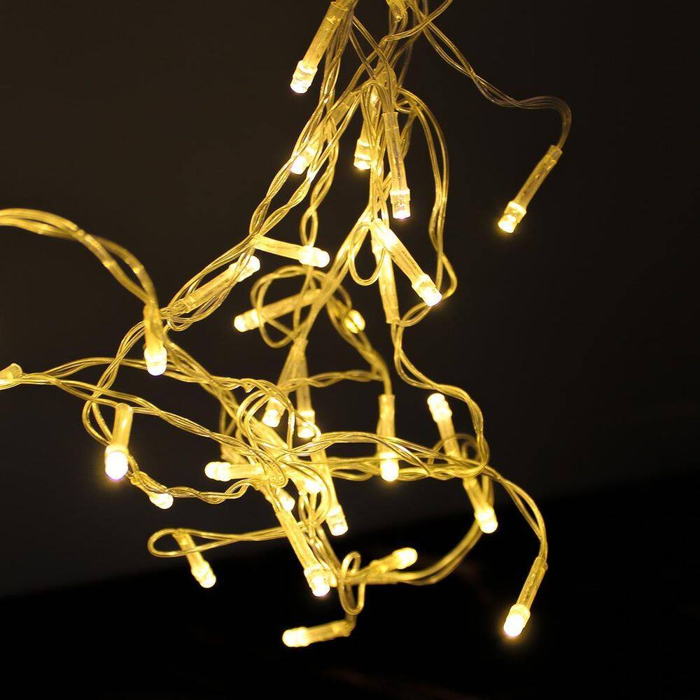 Pisca Led Cascata 100L 3M X 70Cm 8 Modos Tomada Natal Ano