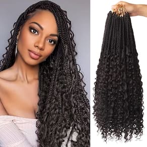 Crochet Hair Diha Goddess Box Braids 24 polegadas, 8 pacotes #4