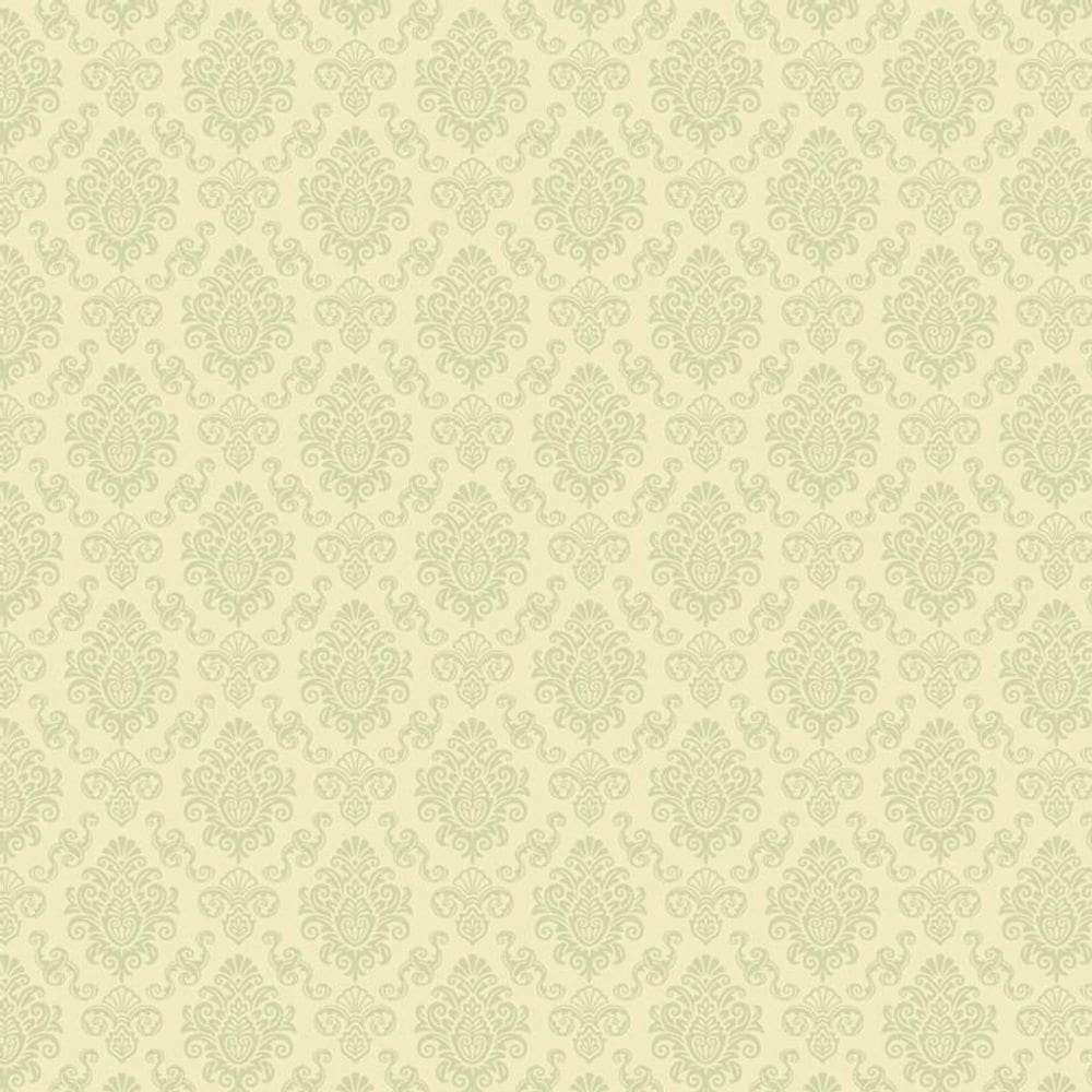 Papel De Parede Arabesco Amarelo Auto Colante Quarto Sala