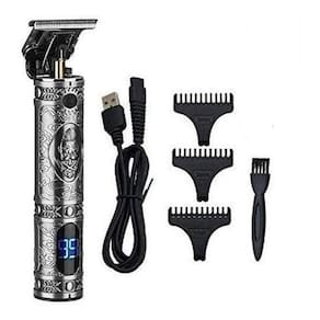 Barbeador T9 Homens Kit De Corte De Cabelo Lcd Tela Dourada